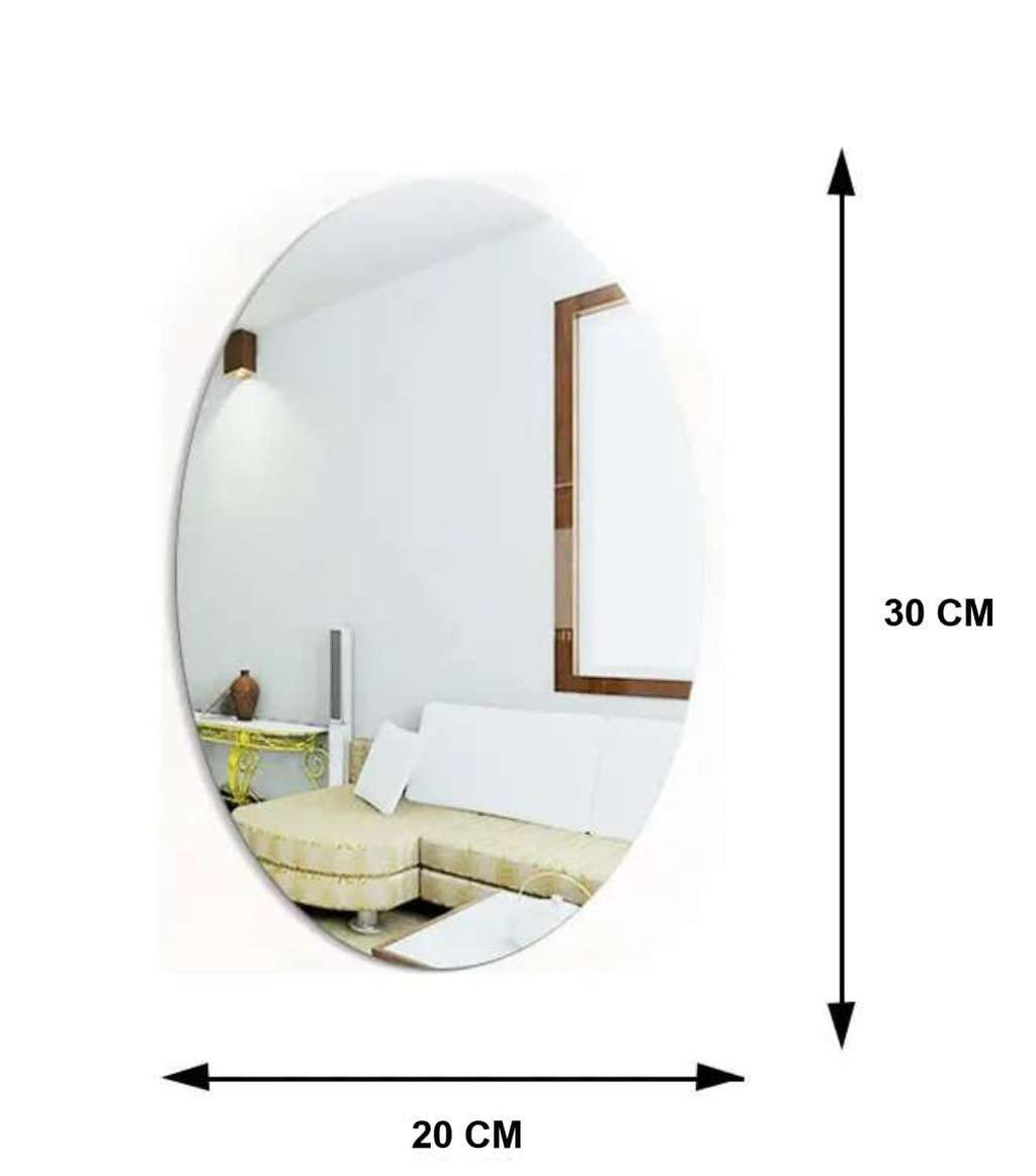 Oval & Square Mirror Combo