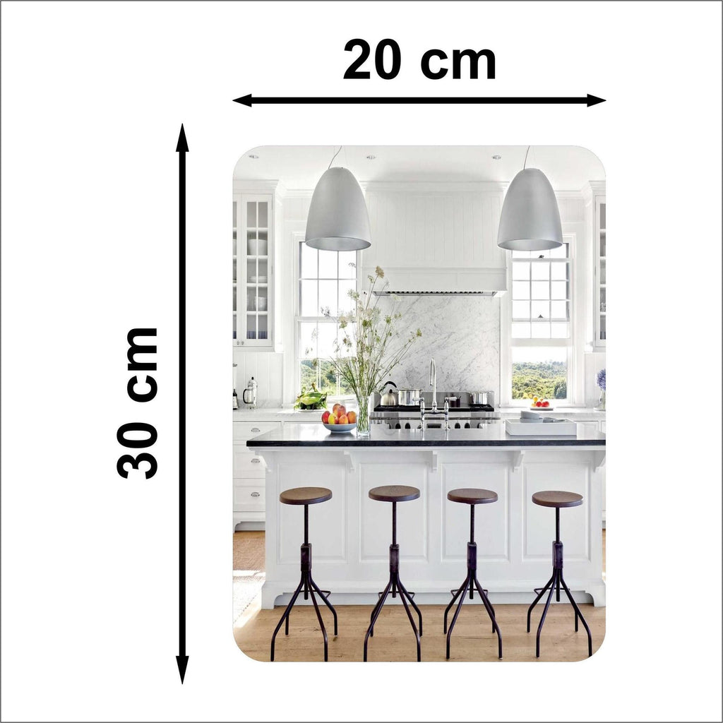 Oval & Square Mirror Combo