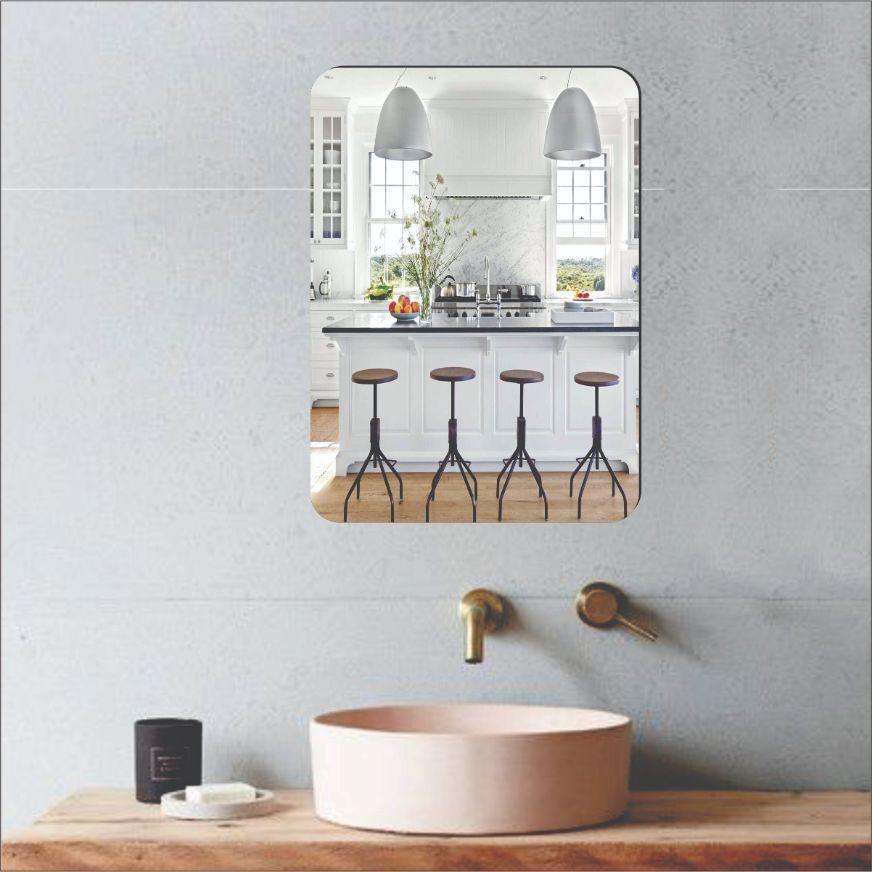 Oval & Square Mirror Combo