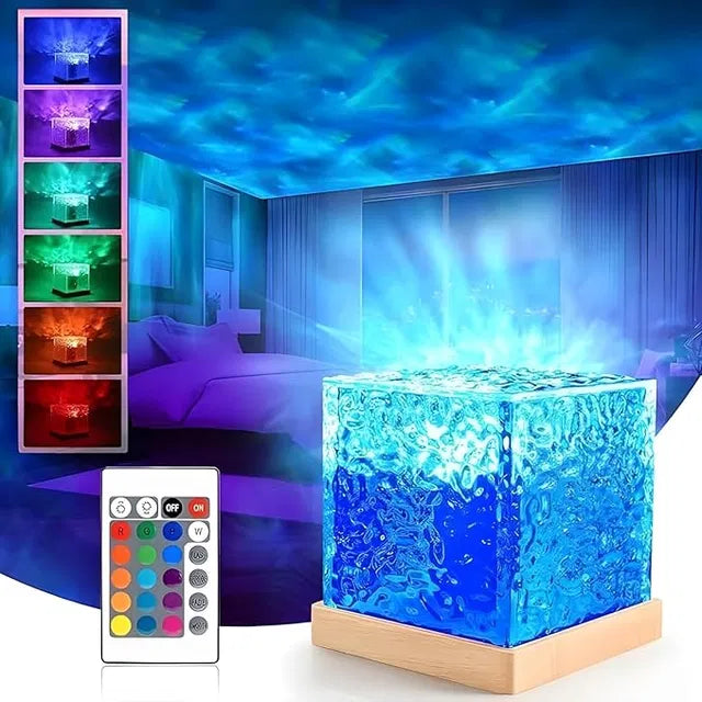 Dynamic Water Ripple Projection Lamp
